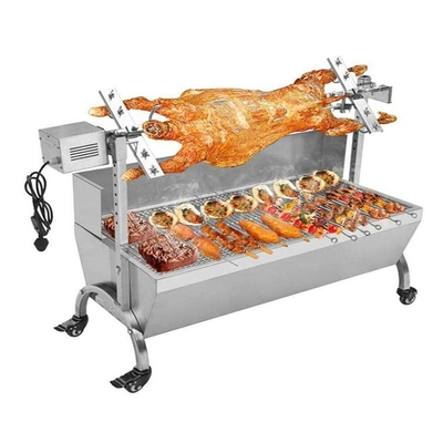 CSA স্পিট রোস্ট গ্যাস Bbq চারকোল বারবিকিউ ল্যাম্ব পিগ গ্যাস Bbq সঙ্গে স্পিট রোস্টার