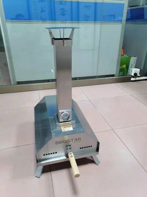 পোর্টেবল মিনি স্টেইনলেস স্টীল পিজা ওভেন 201ss 5min মিনি আউটডোর পিজ্জা ওভেন