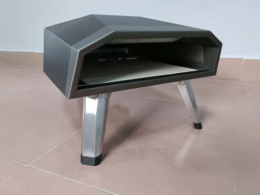 600x400 CSA গ্যাস পিজ্জা ওভেন বাণিজ্যিক CT 108 GA স্টিল পিজ্জা ওভেন