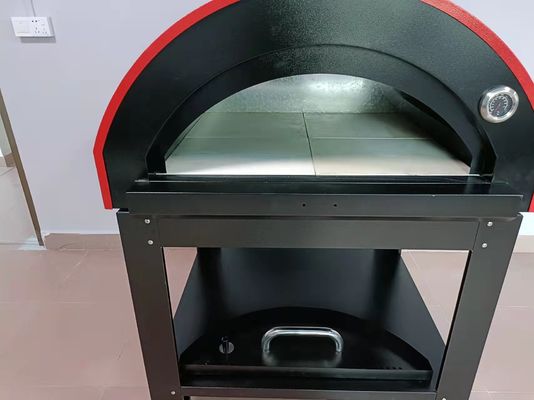 950mm মোবাইল উড ফায়ারড পিজা ওভেন 201S স্টেইনলেস স্টিল কাঠ ওভেন